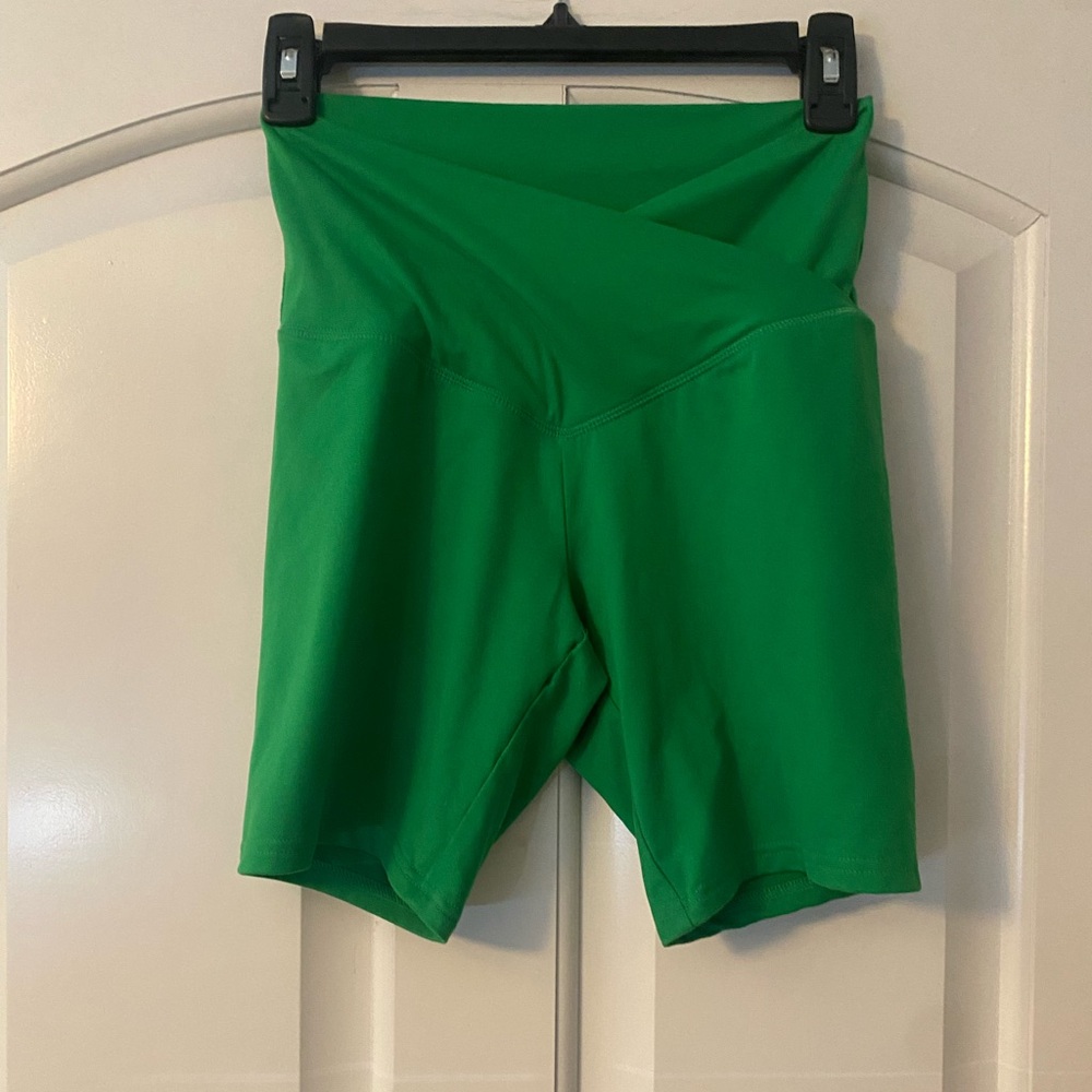 Wild Fable Green Crossover Athletic Shorts